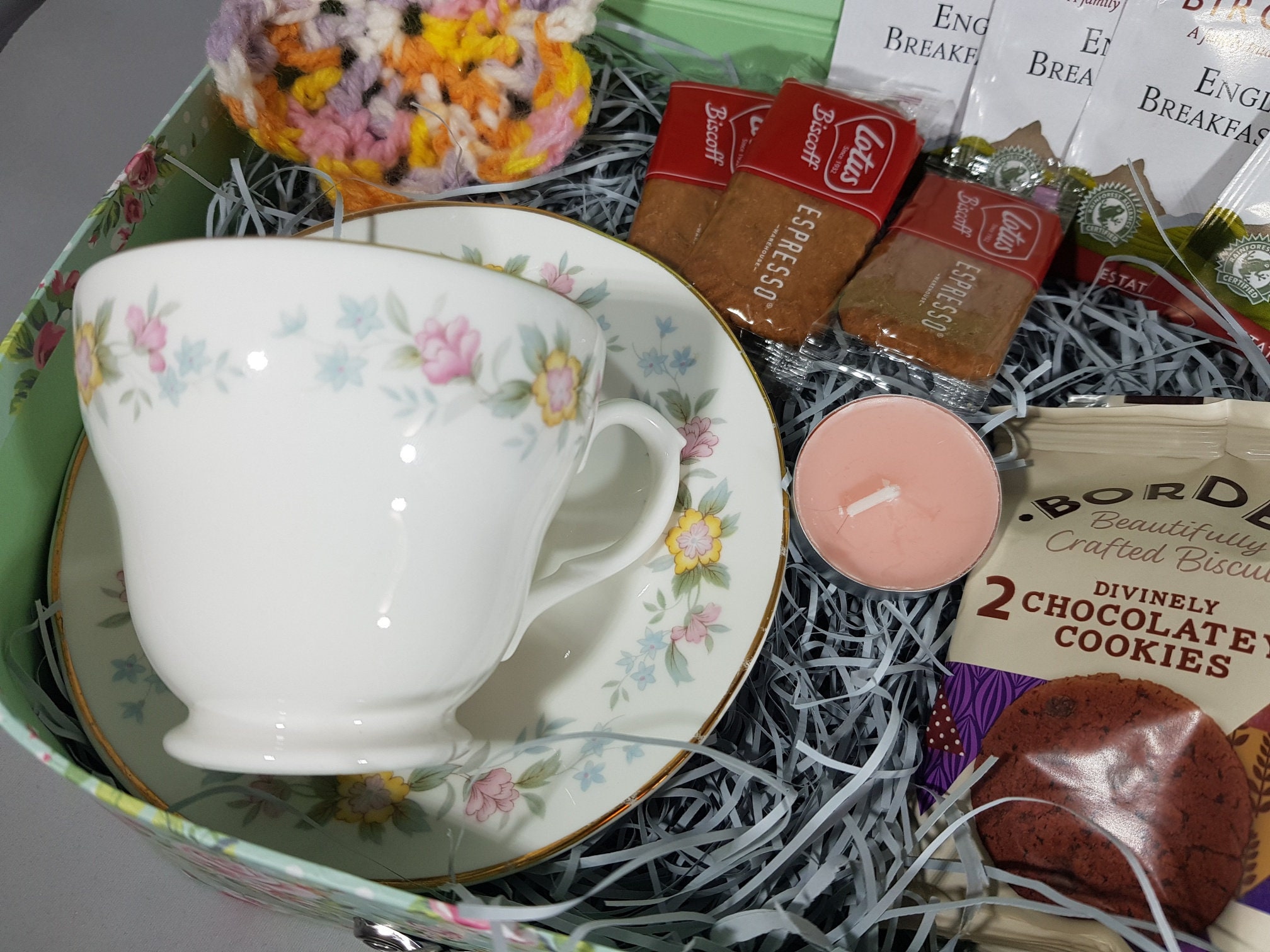 Vintage Afternoon Tea Hamper Gift Set Vintage Delicate Etsy UK