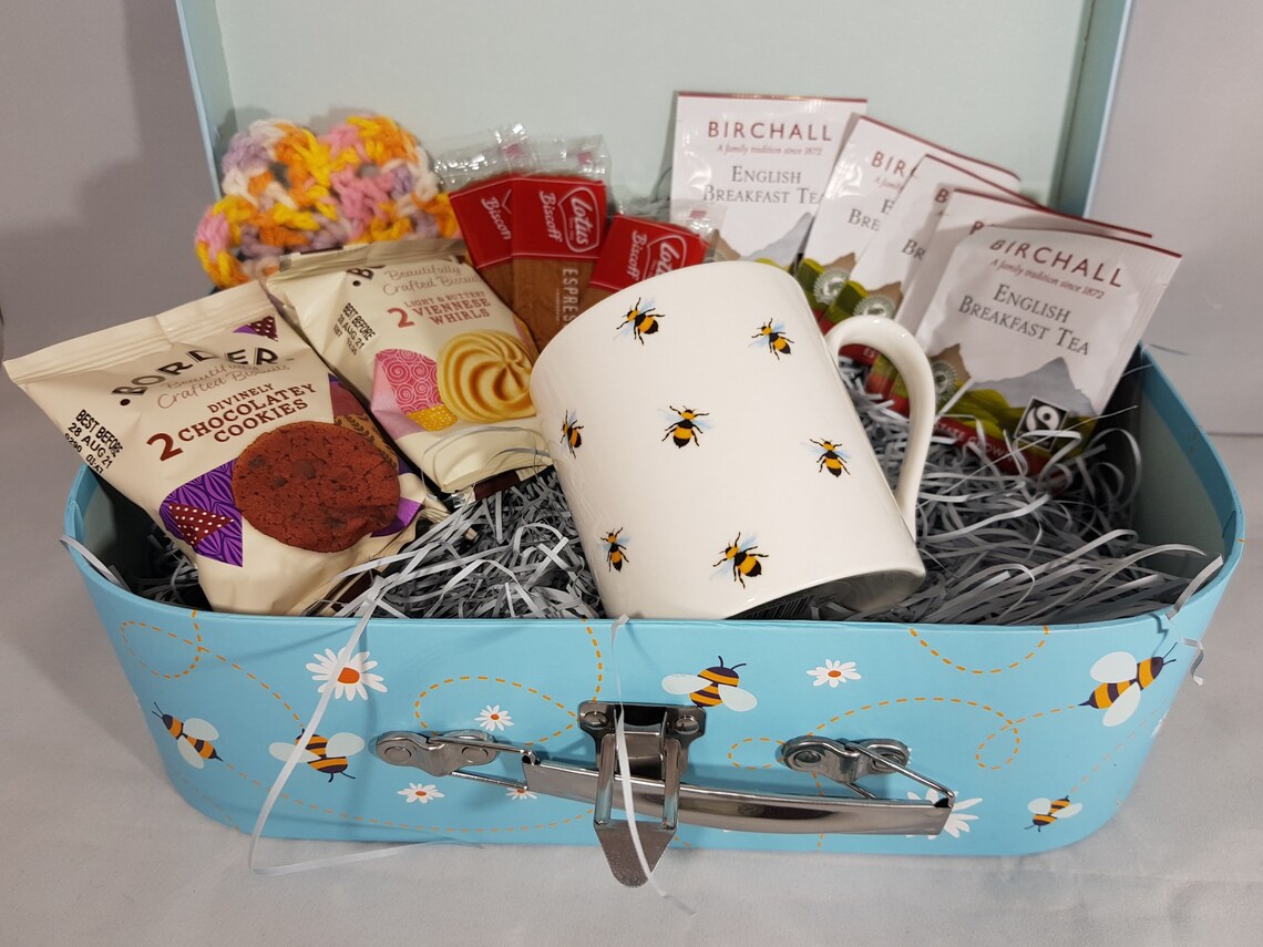 Coffee/tea Lovers Hamper Gift Set Coffee/tea Mug Bee Mug Etsy UK