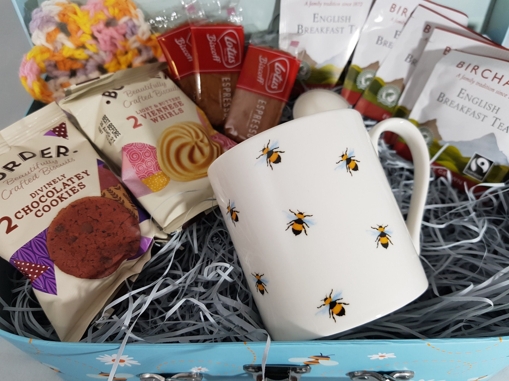 Coffee/tea Lovers Hamper Gift Set Coffee/tea Mug Bee Mug Etsy UK