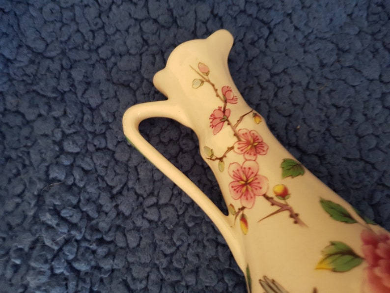 James Kent Old Foley Bud Vase chinese Rose Pattern Etsy