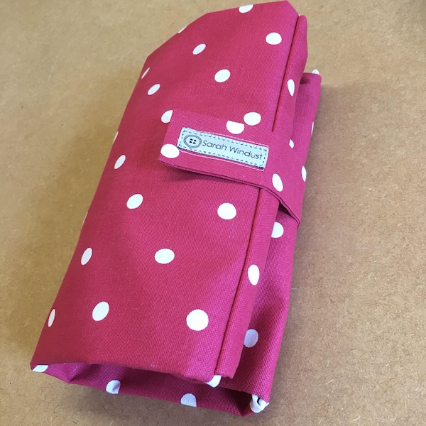 Spotty Baby Changing Mat with pockets, Nappy wallet, travel changing bag