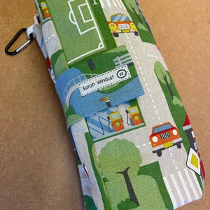 Cambiador Road Map con bolsillos, cartera para pañales, bolso cambiador.