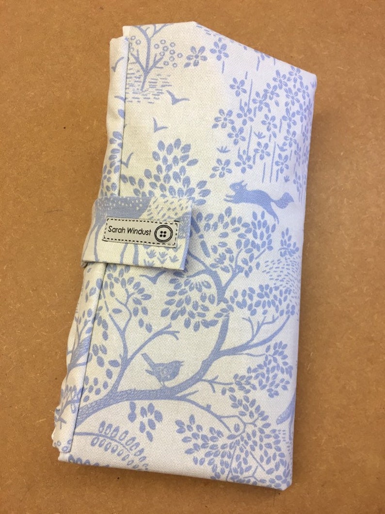 nappy holder Blue forest changing mat with pockets diaper bag