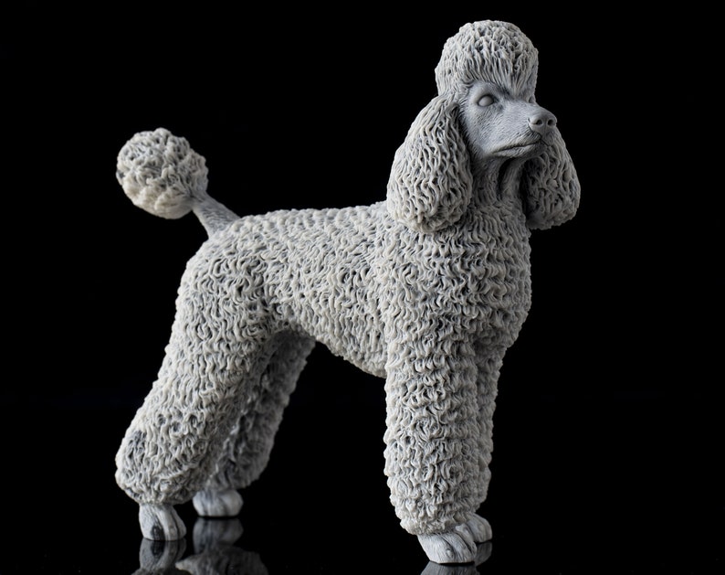poodle nayothecorgi ceramic dog statue