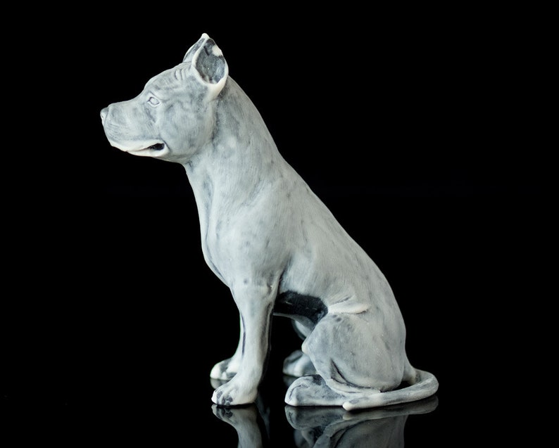 staffordshire bull terrier garden statues