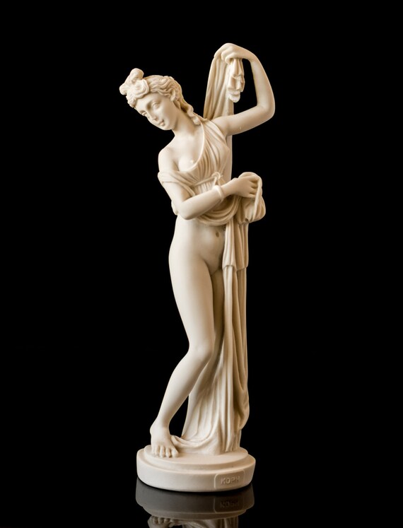 Marble Nymph Statue Greca Mitologia Art Statuette Fatto A Mano Etsy