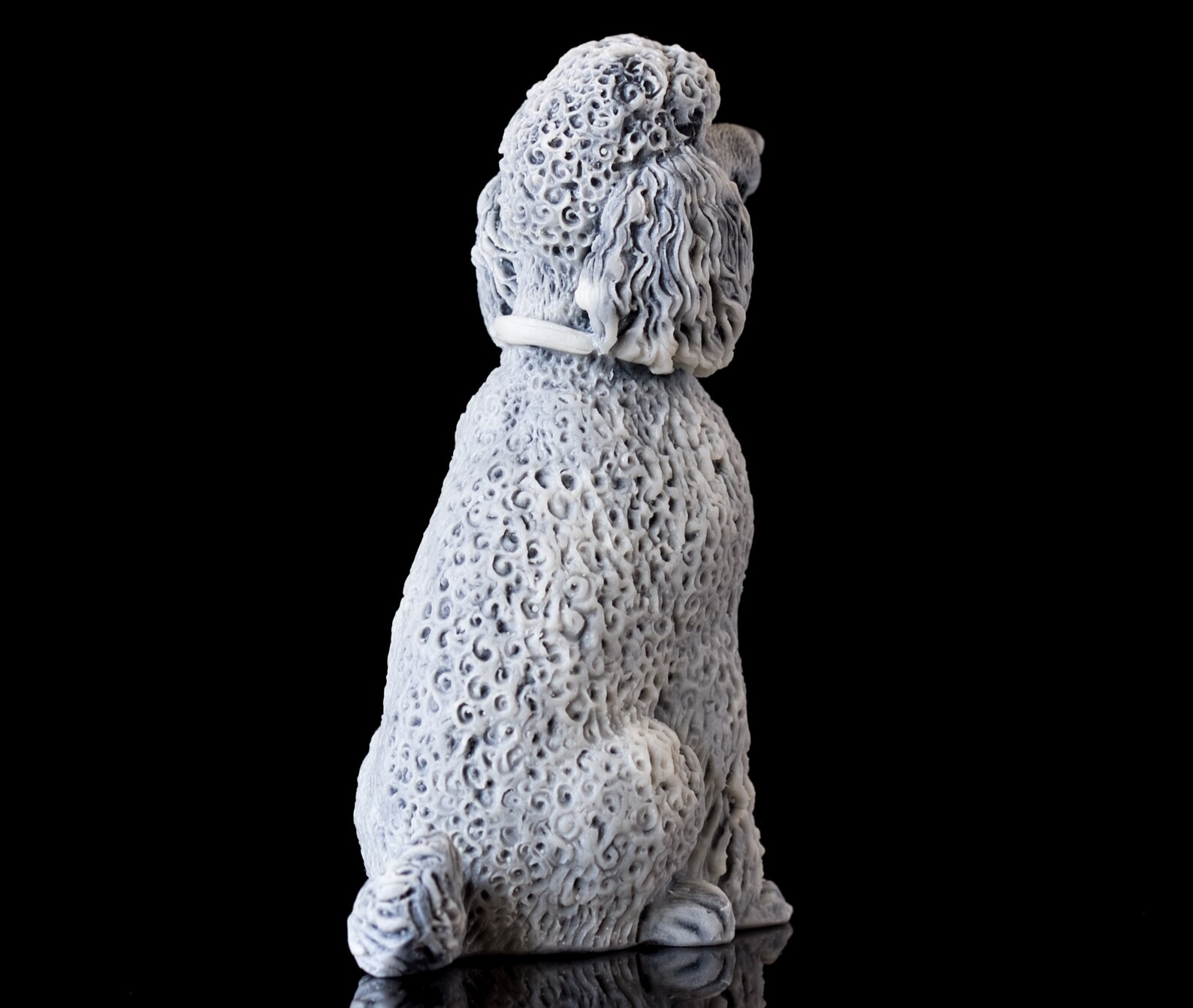 Poodle Dog Statue Marble Poodle Statue Pet Memorial Puppi | Etsy
