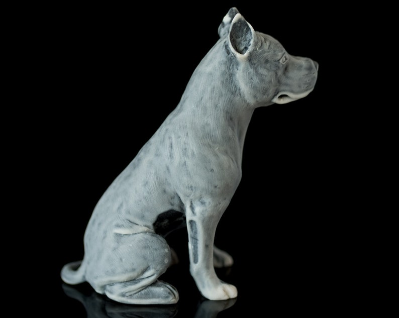 staffordshire bull terrier garden statues