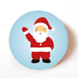 Packung mit 24, 72, 240 Weihnachtsmann Weihnachtsmann Weihnachten Papieraufkleber Ideal zum Dekorieren von Karten / Umschlägen