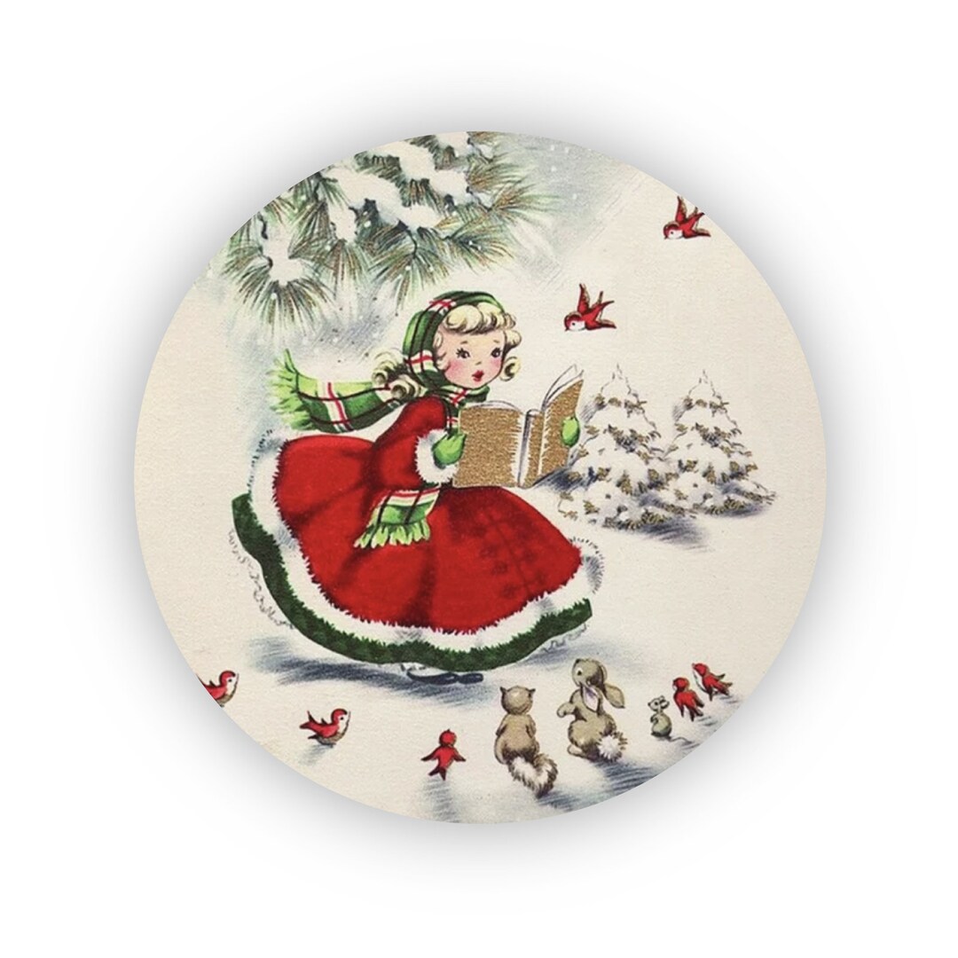 Star Christmas Envelope Seals - Set of 72, Gold Angel Christmas Sticker Seal
