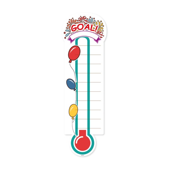 Goal Setting Thermometer Chart