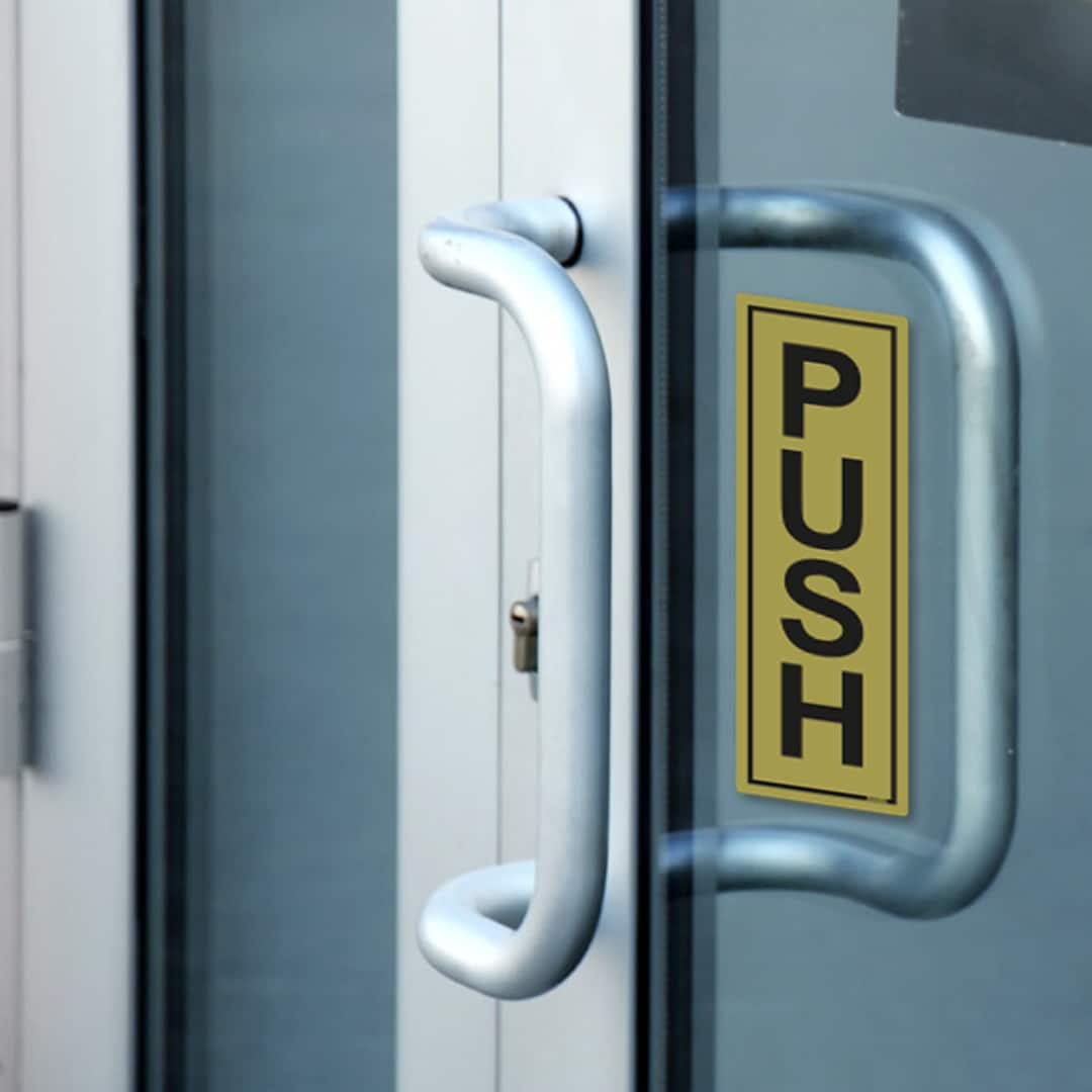 Push and Pull Door Signs 60 X 190mm Access Awareness Safety - Etsy