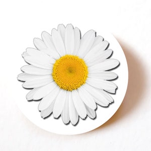 Confezione da 24, 72, 240 etichette di carta a forma di margherita, adesivi decorativi colorati a forma di fiore di margherita per artigianato, matrimonio, bomboniere
