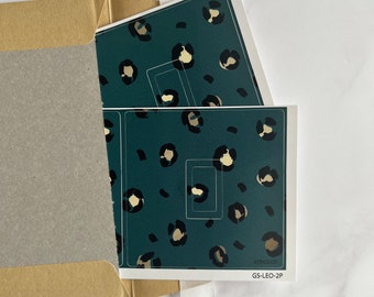 Leoparden-Print Lichtschalter-Aufkleber – Selbstklebend, Vinyl, Passend Für Crabtree 4173