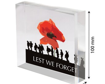 Influent UK - Adesivo Con Scritta "Lest We Forget Remembrance Day - Foto 8