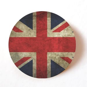 Lot de 24, 72 ou 240 étiquettes adhésives vintage drapeau britannique pour travaux manuels, décoration et célébrations - Stickers Union Jack le jour de la Victoire