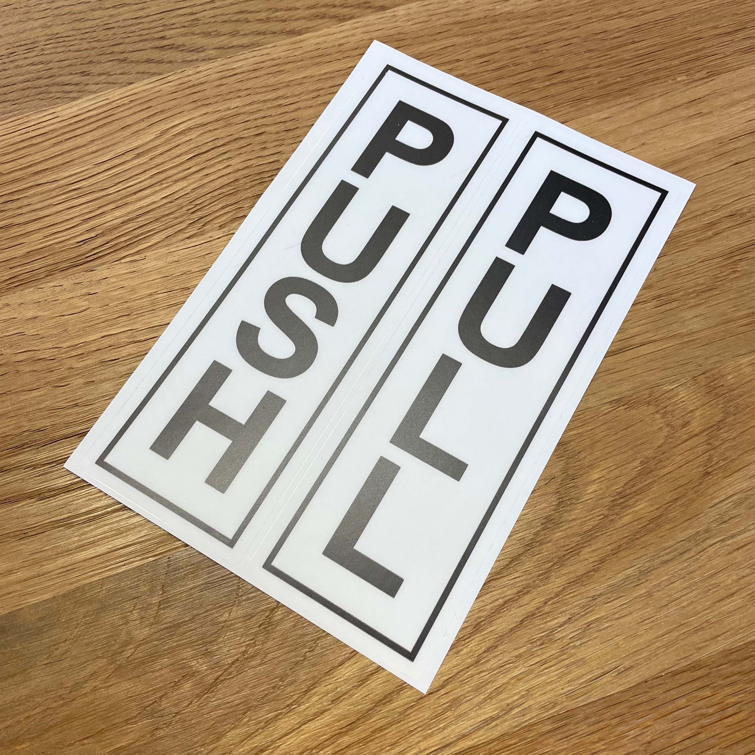 Buy Push and Pull Door Signs 60 X 190mm Access Awareness Safety