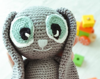 Amigurumi Anleitung, Häschen, Kuscheltier Häkelanleitung