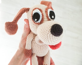 Crochet Dog Toy, Baby Toy, Crochet Animal Pattern, Crochet Animal Patterns Amigurumi, Crochet PDF dog