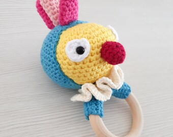 Crochet Parrot, Crochet Rattle Pattern