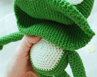Crochet frog pattern, Frog crochet pattern, Amigurumi Pattern, Frog, Stuffed Animal, Crochet Pattern, 0-01
