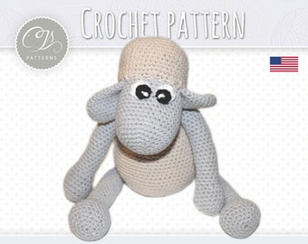 Amigurumi Pattern, Sheep, Stuffed Animal Crochet Pattern