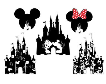 Download Disney castle svg Castle clipart Disney svg Disney dxf | Etsy