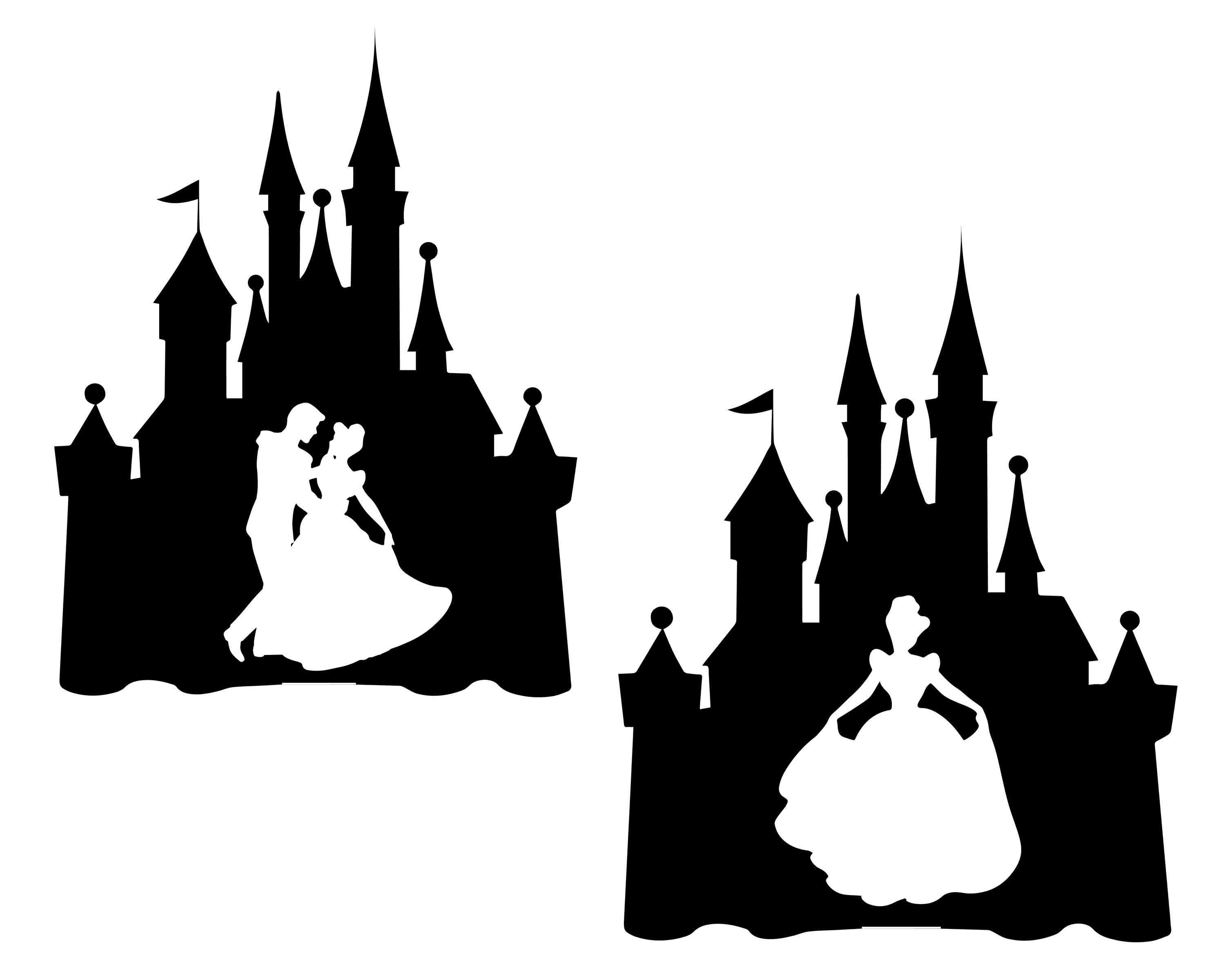 Disney castle svg Castle clipart Disney svg Princess | Etsy