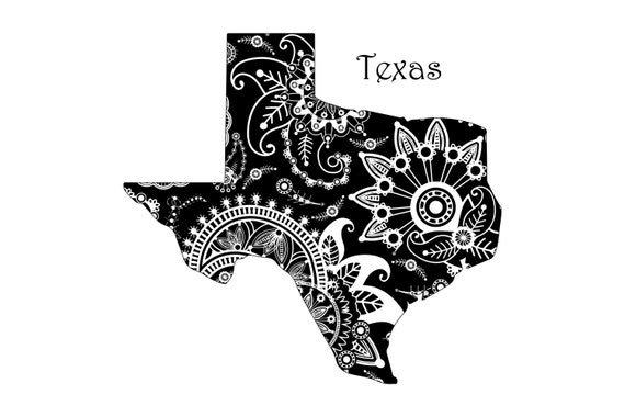 Download Texas Mandala svg Texas zentagle svg Texas clipart Texas ...
