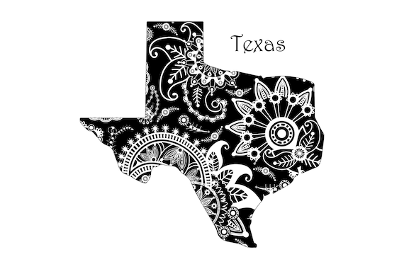 Download Texas Mandala svg Texas zentagle svg Texas clipart Texas ...