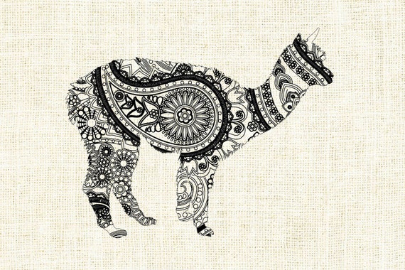 Download Mandala llama SVG zentagle llama svg llama clipart llama ...