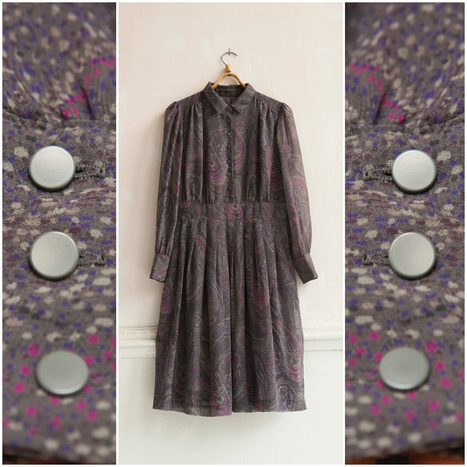 long sleeve floaty dress