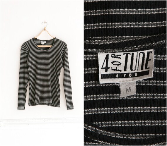 90s striped t shirt mens