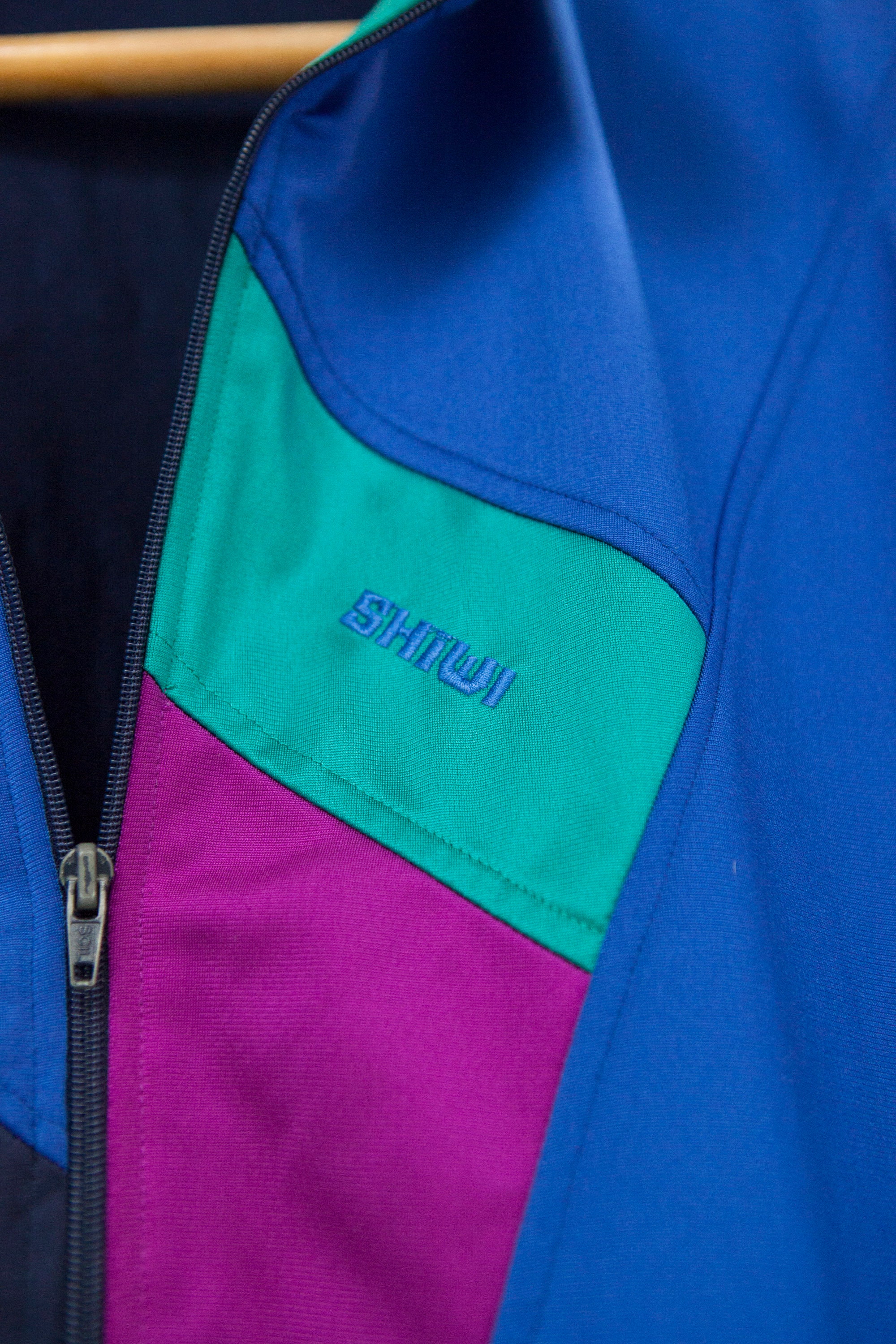 Vintage 80s Track Jacket 90s Sports Jacket Mens Medium Etsy