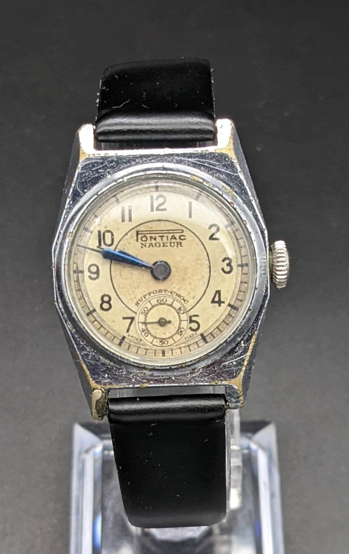 Vintage Pontiac Nageur Montre mécanique pour hommes France