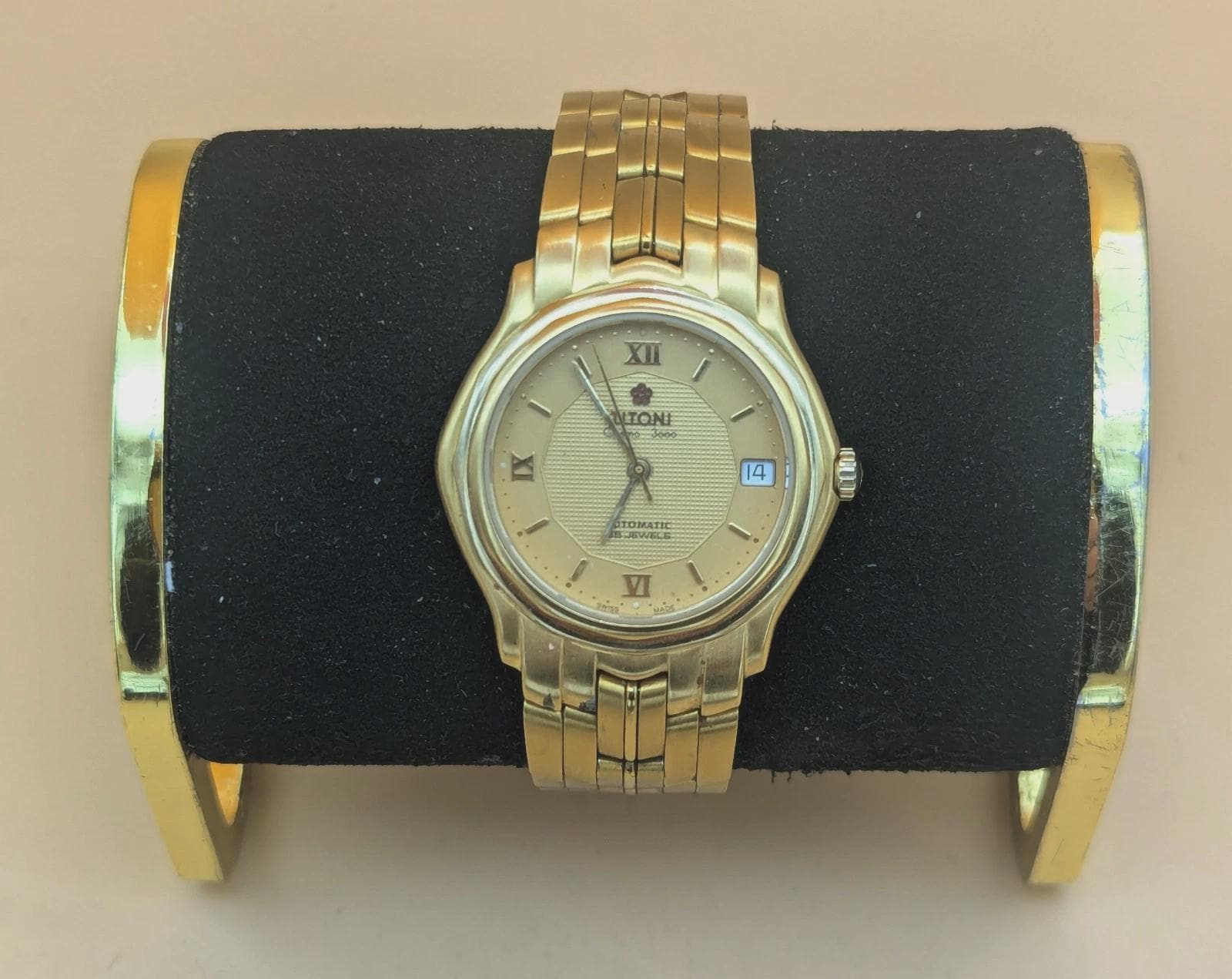 Titoni Cosmo 3000 Men's Automatic Watch Gold Plated - Etsy