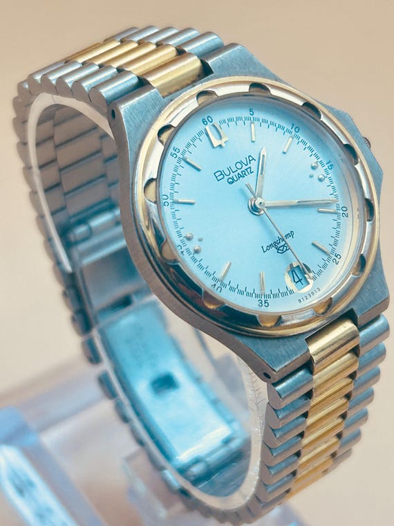 Bulova LONGCHAMP Stainless-Steel Quartz Watch W/Date