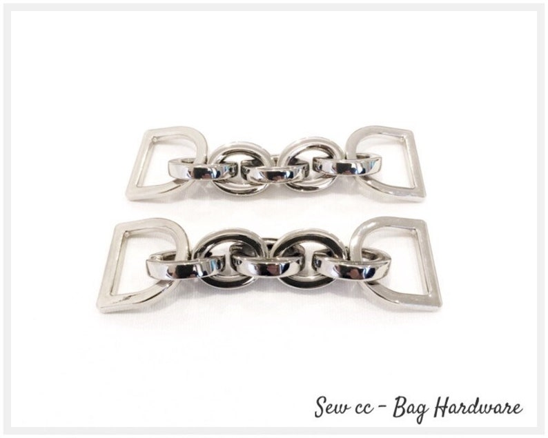 2 Pcs Chain Strap Connector 19mm Connector Nickel Light Etsy