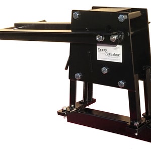 Crazycrusher with the optional hitch mount for off the grid ore sampling!