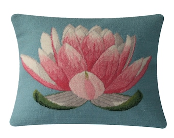 Appletons The Lotus Flower Tapestry Kit, part of the Flanders Tapestry Collection