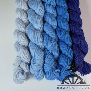 ヤグルマギク アップルトンズ ウールハンクス レンジ No. 460 (461- 465) クルーエル 2ply またはタペストリー 4ply 糸のセット