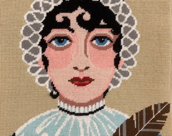 Jane Austen Tapestry Printed Canvas Kit, Emily Peacock main image 1