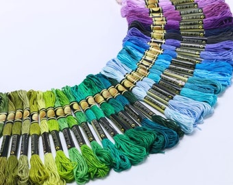 Large bundles of CXC embroidery thread - Newest batch "2 label" pick your own colours! Matches main brand colours