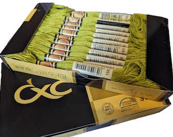 Nos. 825 - 959 CXC thread Box of 24pcs skeins - Pick from 447 colours cross stitch & embroidery floss bulk wholesale