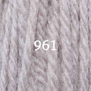 Iron Grey Set of Appletons Wool Skeins Range No. 960 961 968 Crewel 2ply or Tapestry 4ply yarn 961