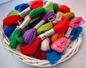 Gift Bundle of Appletons Wool yarn in a choice of Crewel or Tapestry yarn - perfect for the stitcher, weaver or needleworker!