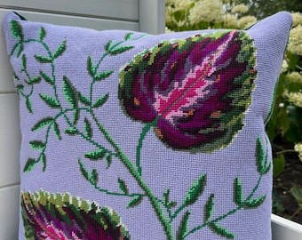 Appletons A Fine Vine Tapestry needlepoint Kit Designed by Nel x Polly Rose in Lavender