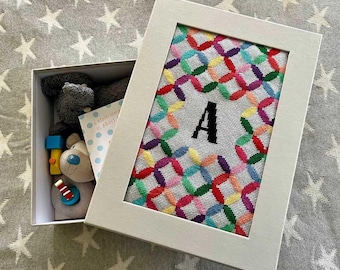 Needlepoint Memory box - Stitch your own memory keepsake box