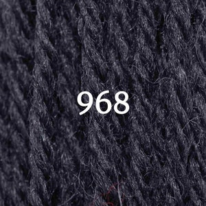 Iron Grey Set of Appletons Wool Skeins Range No. 960 961 968 Crewel 2ply or Tapestry 4ply yarn 968