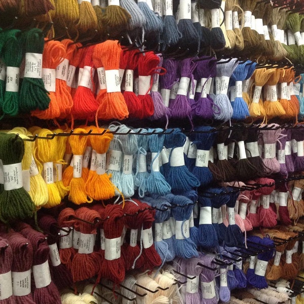 Appletons Skeins Crewel 2ply & Tapestry 4ply wool  - British yarn - All current colours available!